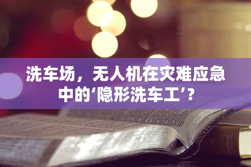 洗车场，无人机在灾难应急中的‘隐形洗车工’？