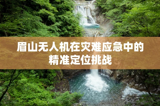 眉山无人机在灾难应急中的精准定位挑战