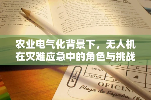 农业电气化背景下，无人机在灾难应急中的角色与挑战