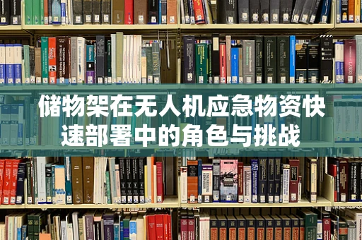 储物架在无人机应急物资快速部署中的角色与挑战