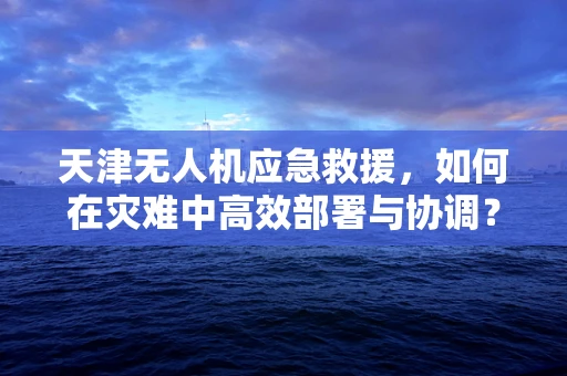 天津无人机应急救援，如何在灾难中高效部署与协调？