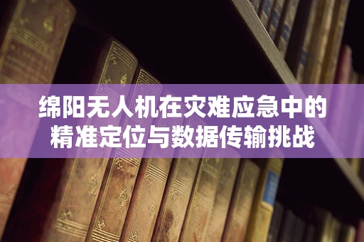 绵阳无人机在灾难应急中的精准定位与数据传输挑战