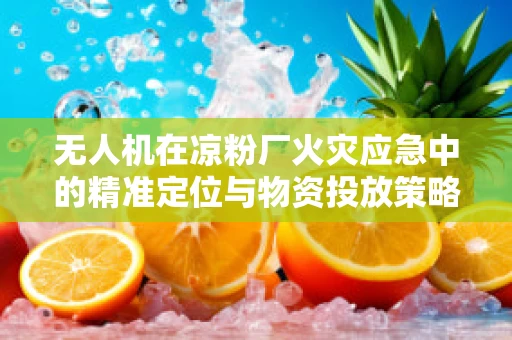 无人机在凉粉厂火灾应急中的精准定位与物资投放策略