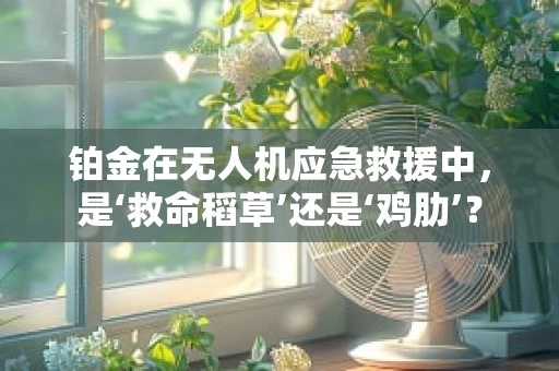 铂金在无人机应急救援中，是‘救命稻草’还是‘鸡肋’？