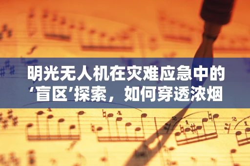 明光无人机在灾难应急中的‘盲区’探索，如何穿透浓烟与黑暗？