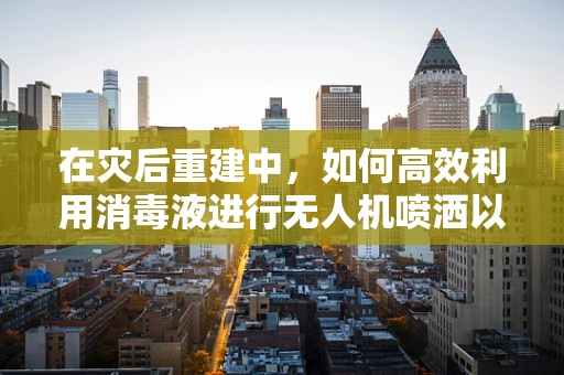 在灾后重建中，如何高效利用消毒液进行无人机喷洒以促进环境安全？