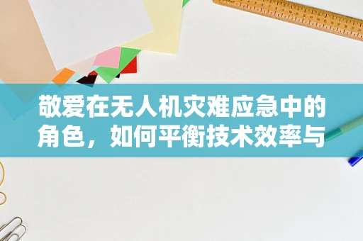 敬爱在无人机灾难应急中的角色，如何平衡技术效率与人文关怀？