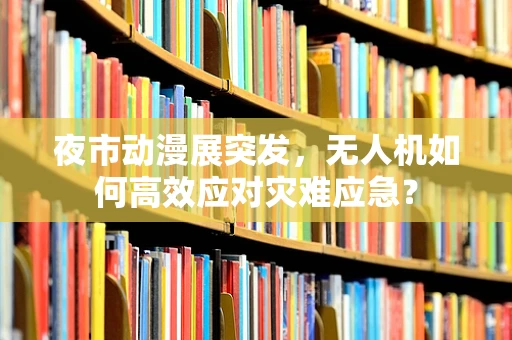 夜市动漫展突发，无人机如何高效应对灾难应急？