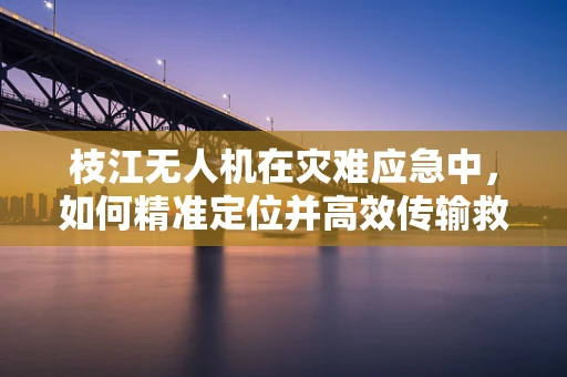 枝江无人机在灾难应急中，如何精准定位并高效传输救援信息？