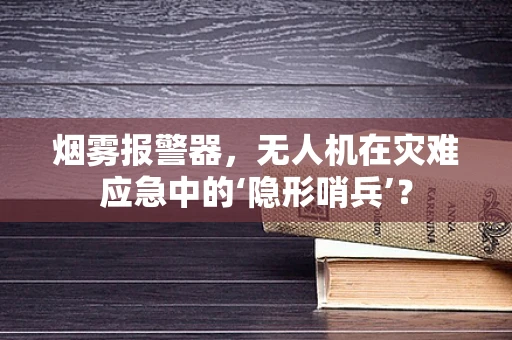 烟雾报警器，无人机在灾难应急中的‘隐形哨兵’？