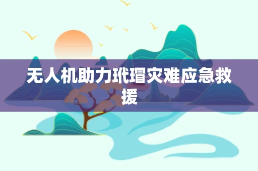 无人机助力玳瑁灾难应急救援