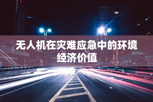 无人机在灾难应急中的环境经济价值